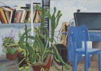Computer and Plants in the Studio I